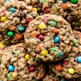 oatmeal M&M cookies