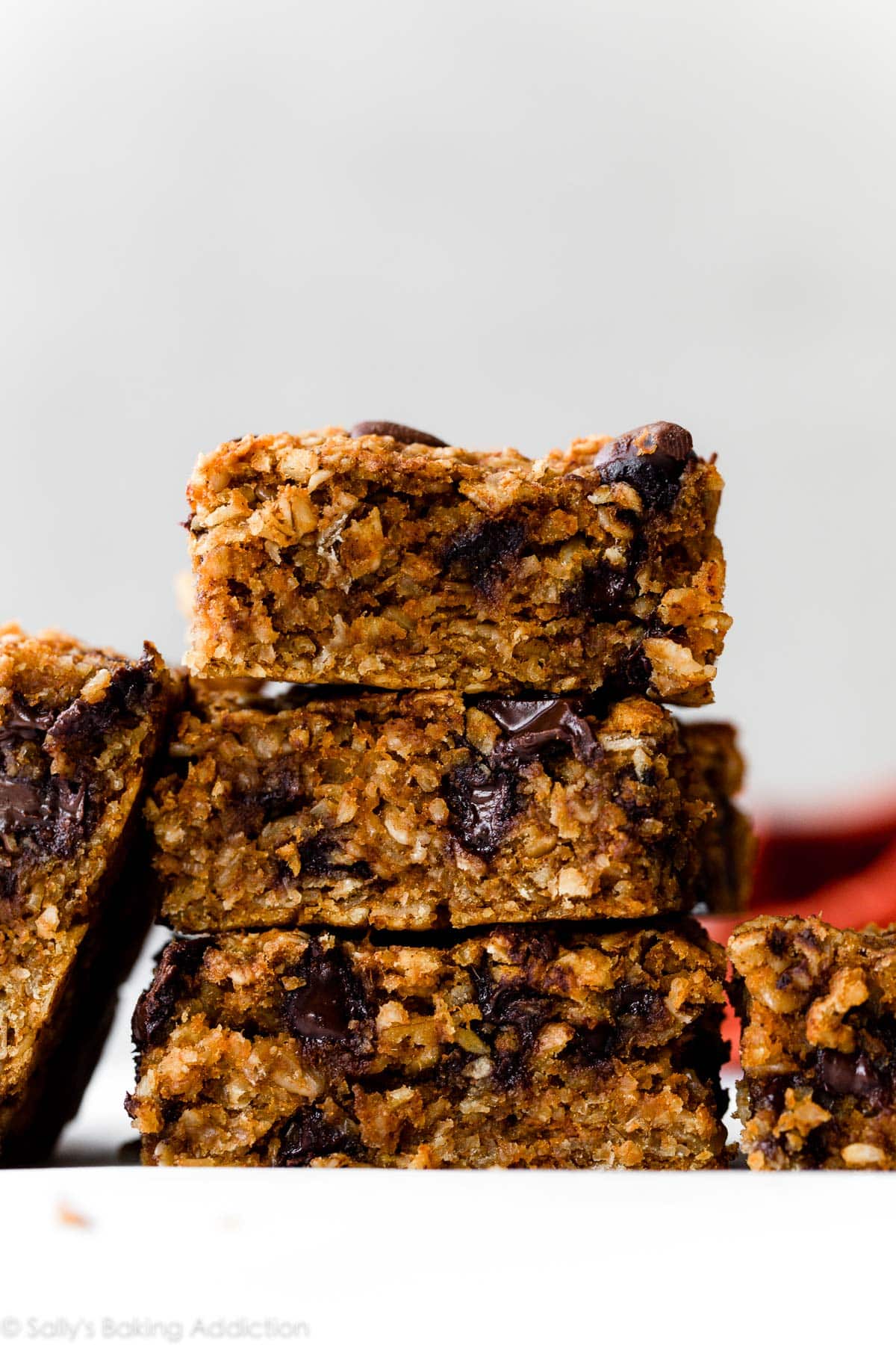 stack of pumpkin oatmeal bars