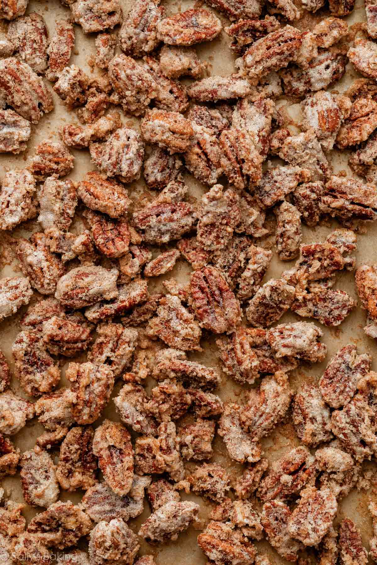 candied pecans.