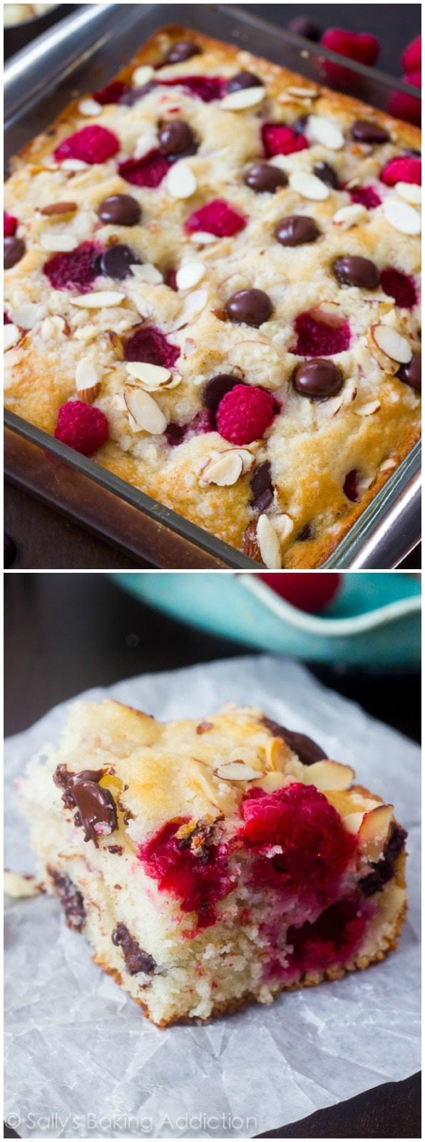 dark chocolate raspberry coffee cake