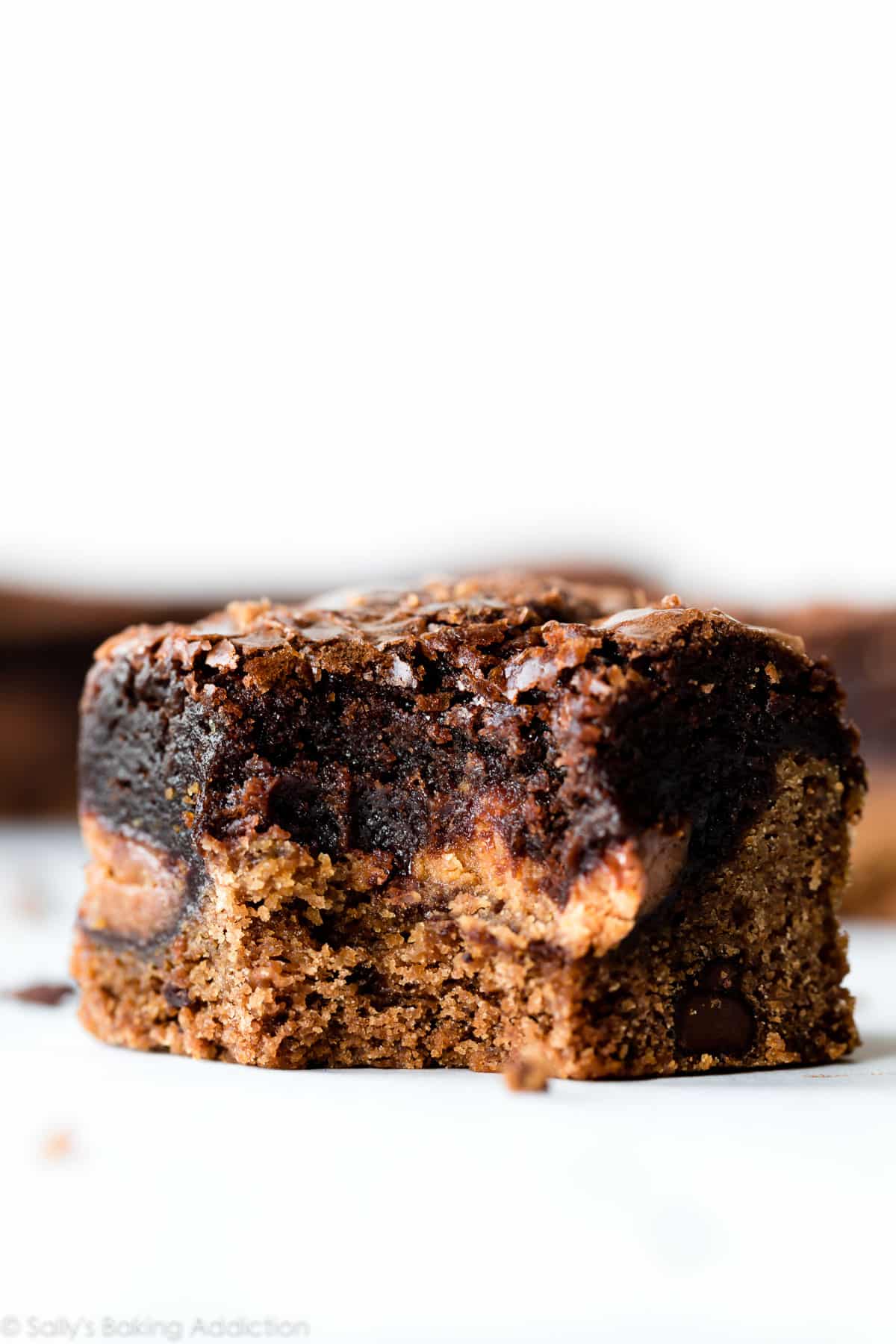 Chocolate chip cookie brownie bars