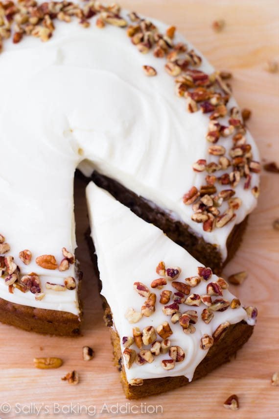 The best homemade Carrot Cake with Cream Cheese Frosting. Super-moist and easy!