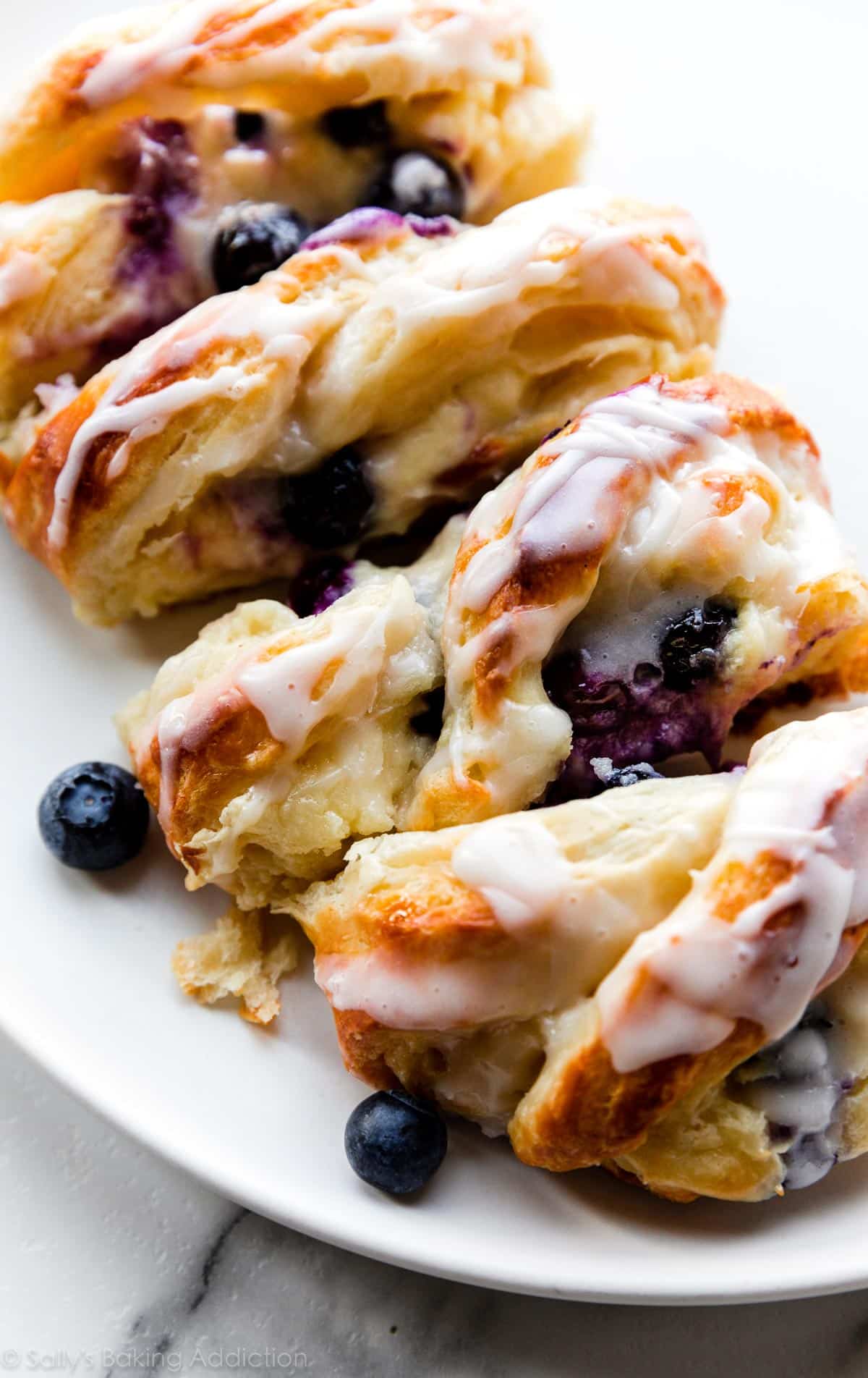 blueberry cream cheese pastry braid