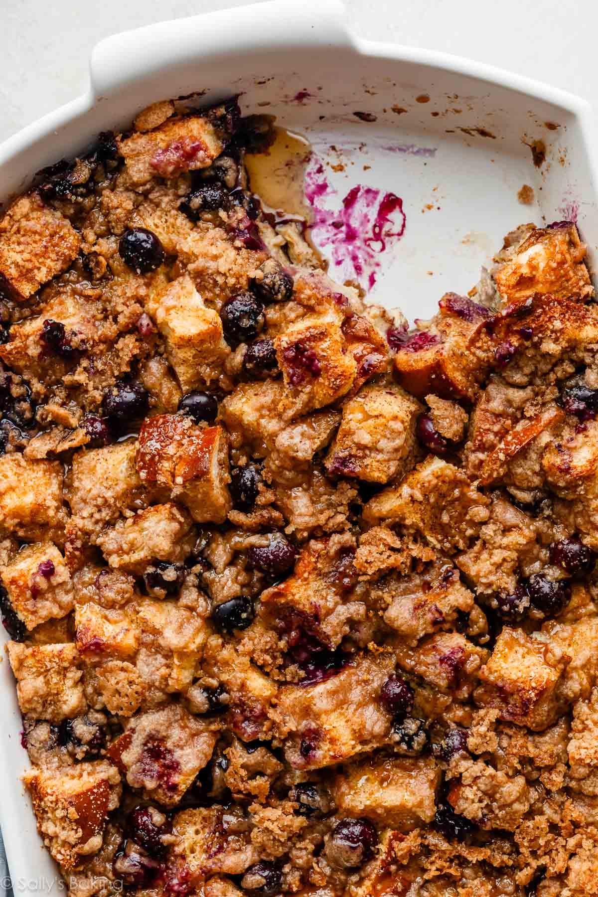 blueberry french toast casserole.