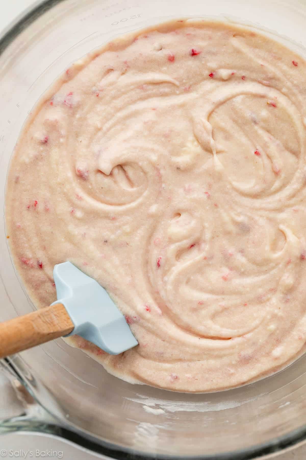 strawberry cupcake batter.