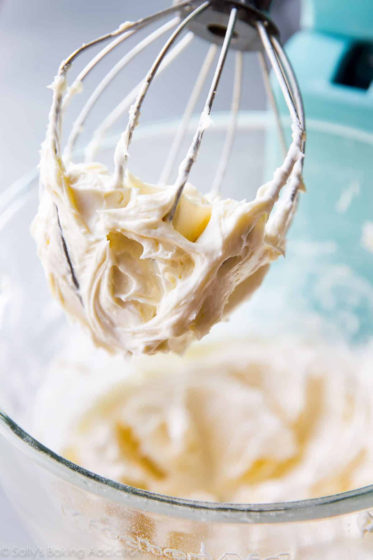 rainbow chip frosting before rainbow chips are added
