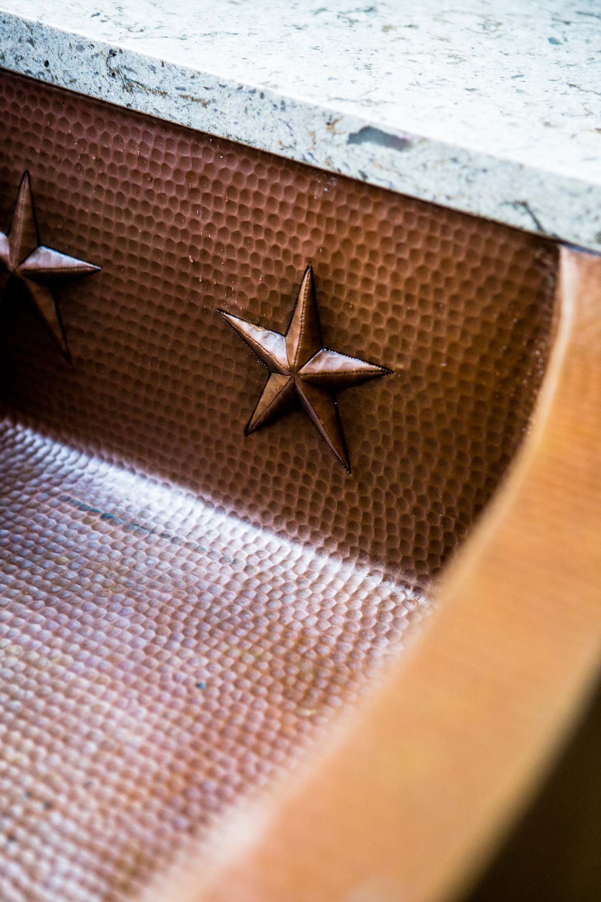 copper farm house sink