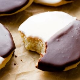 black & white cookies