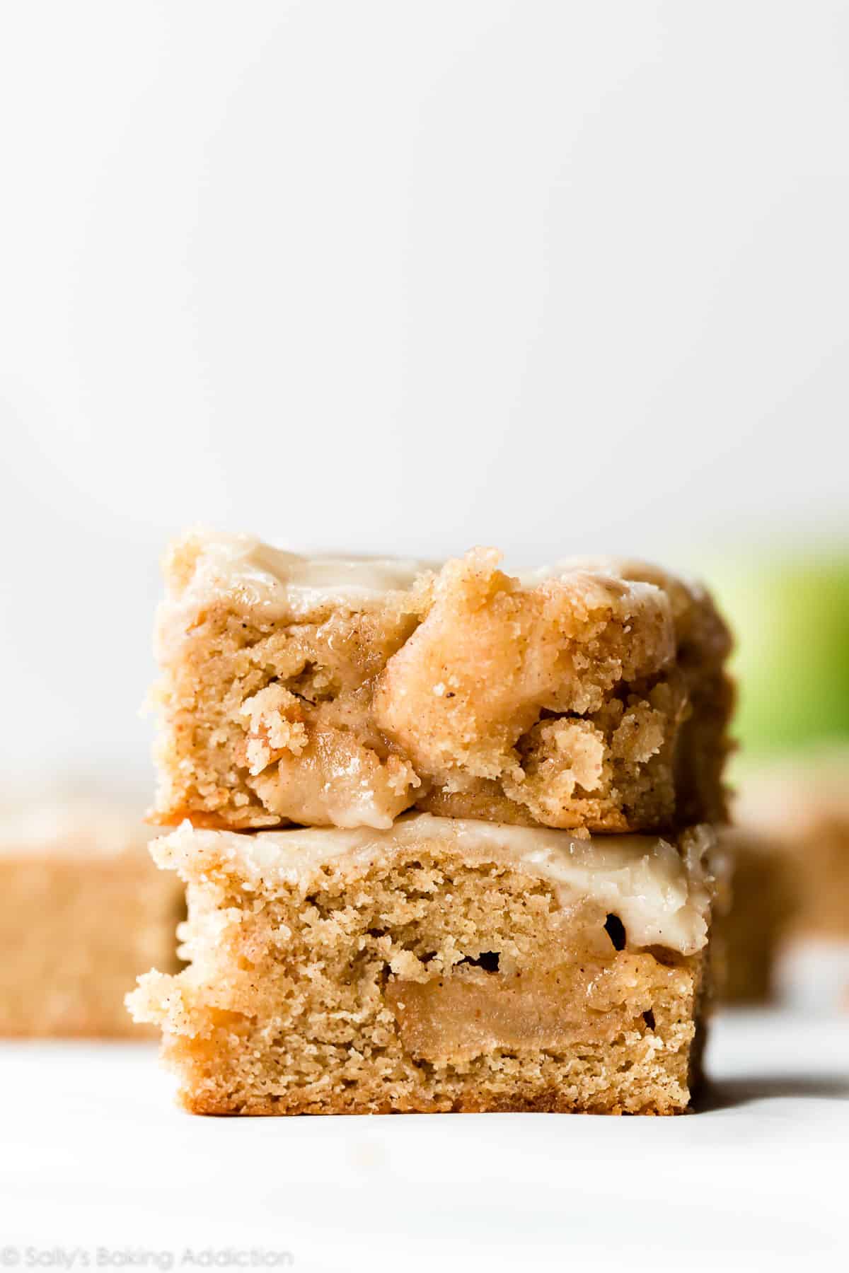 stack of 2 apple blondies