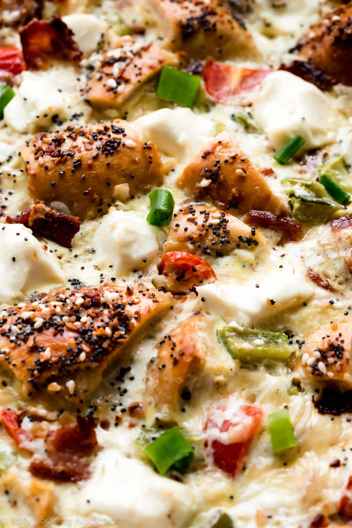 everything bagel breakfast casserole