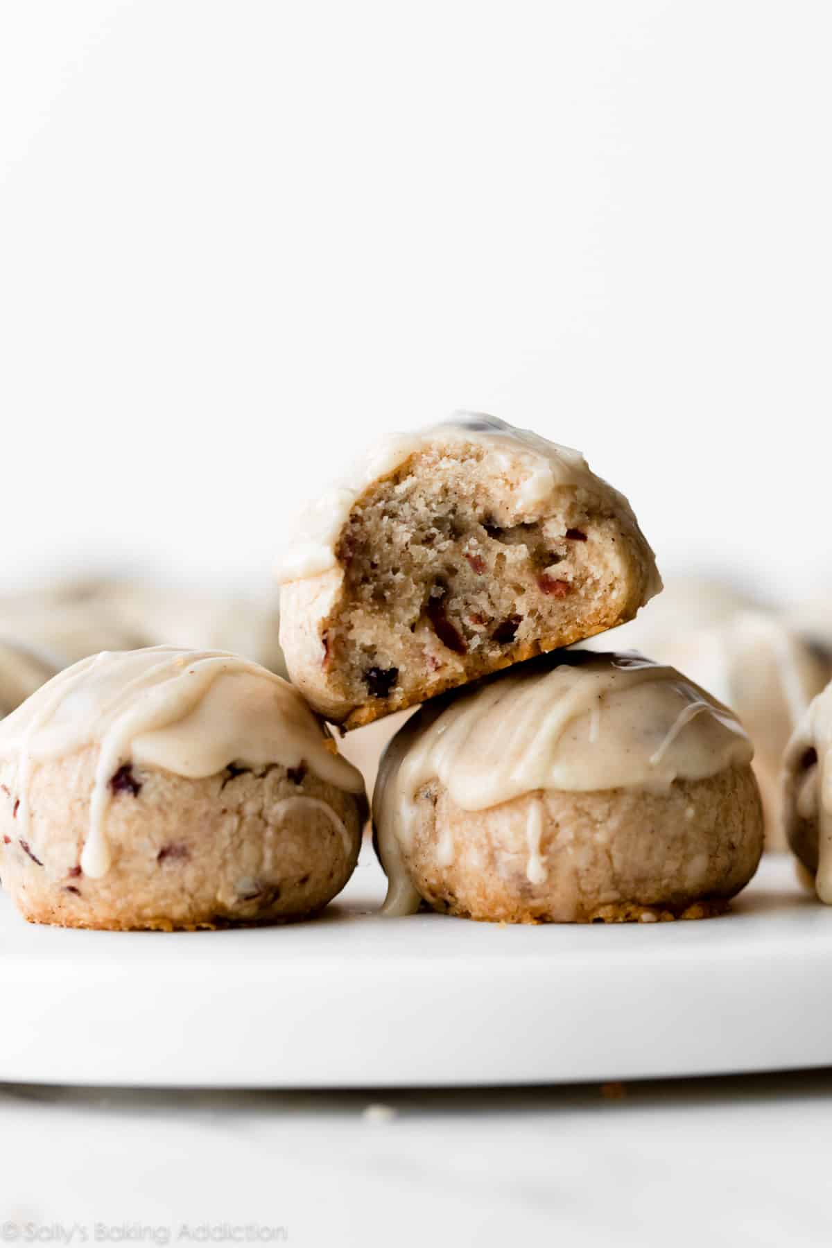 cranberry spice drop cookies