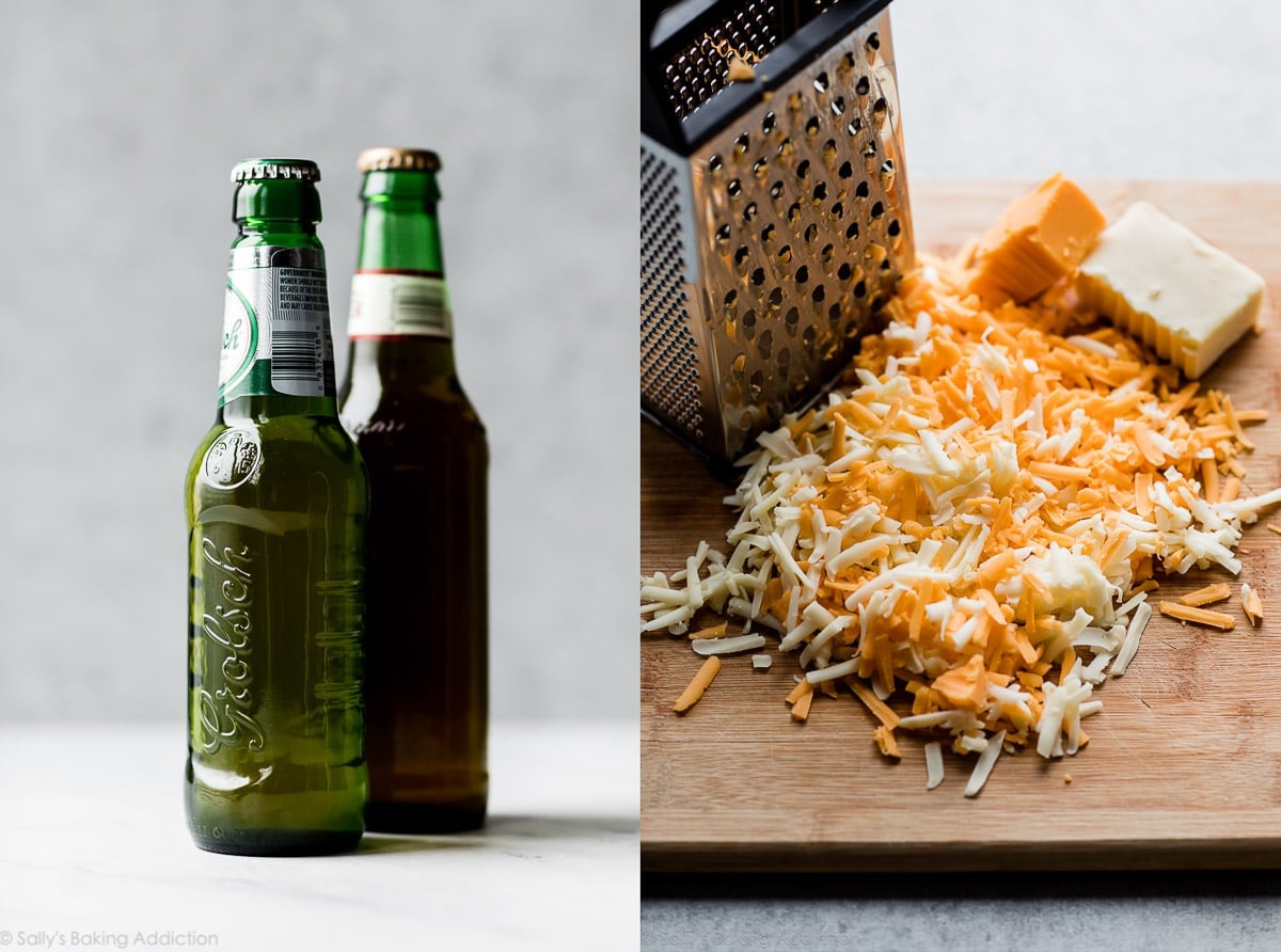 ingredients in beer cheese dip