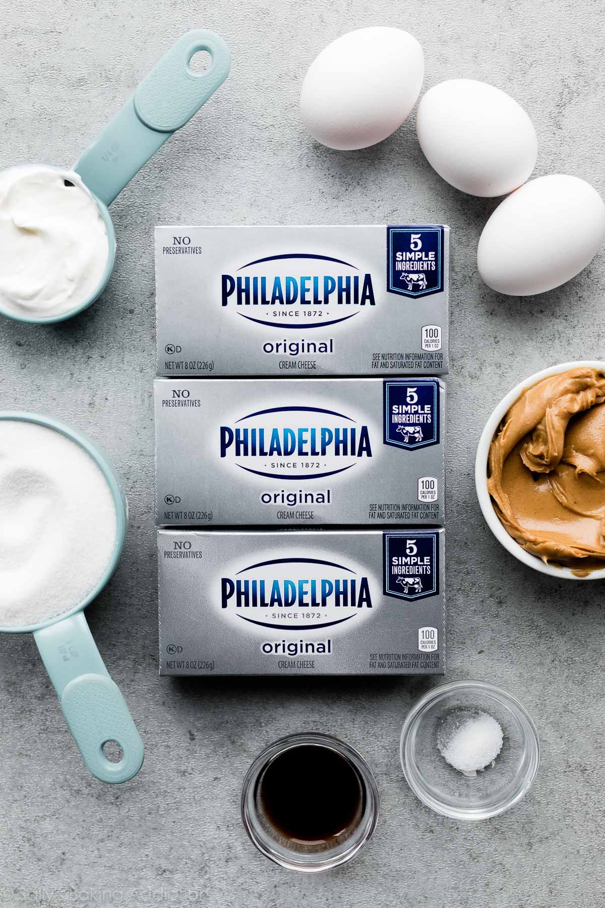 Philadelphia cream cheese bricks