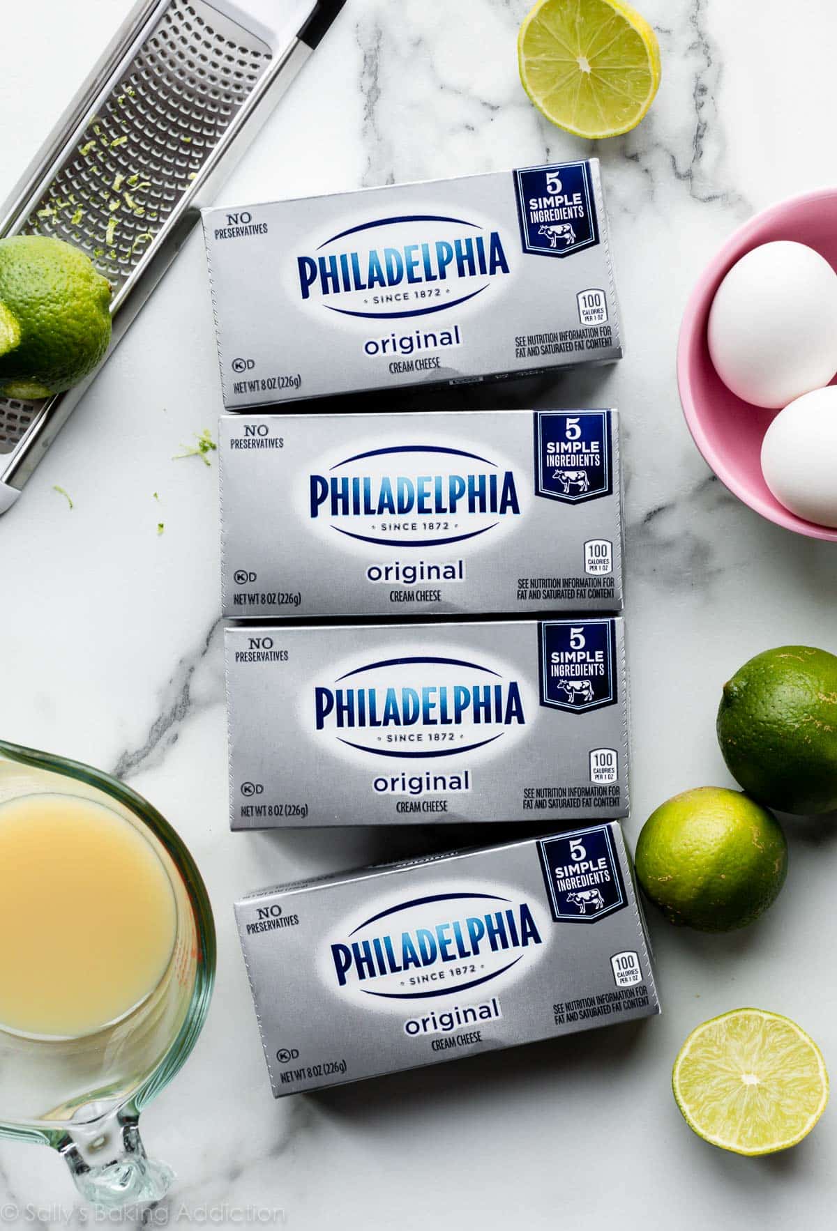 Philadelphia cream cheese bricks