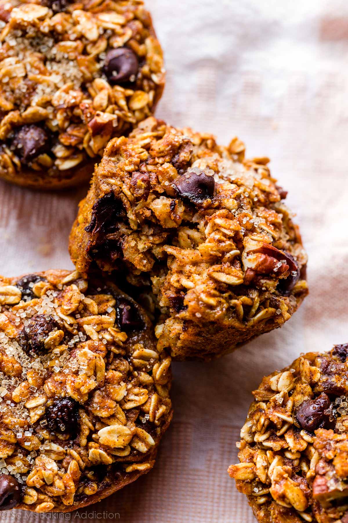 baked pumpkin oatmeal muffin cups