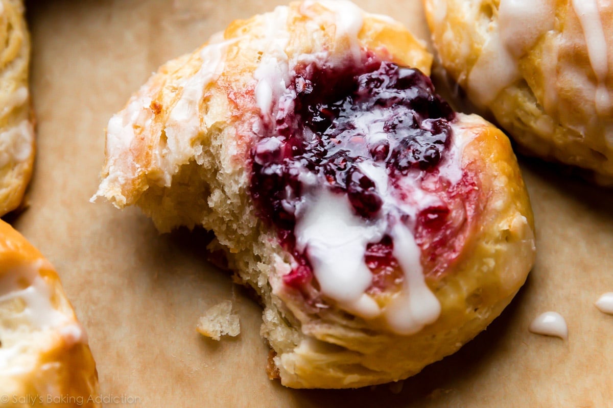 homemade breakfast pastry