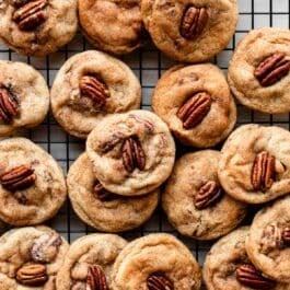 maple pecan snickerdoodles