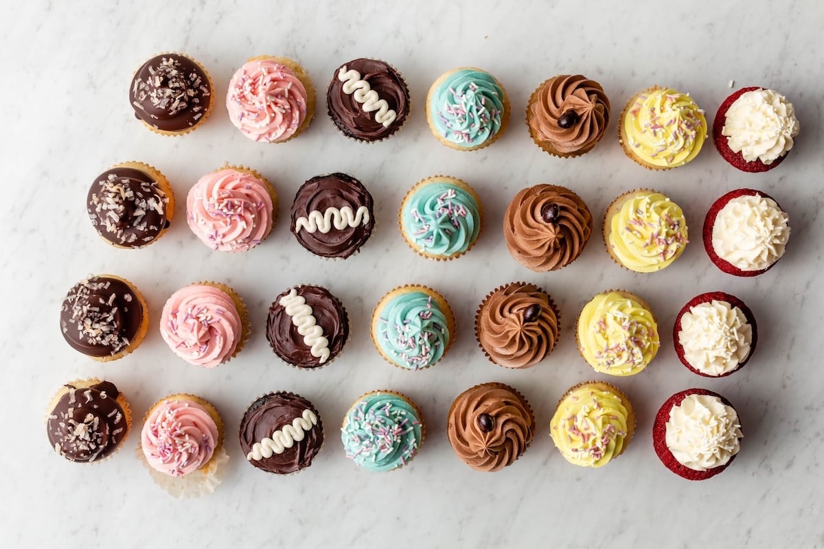 All cupcakes in Sally's Baking 101