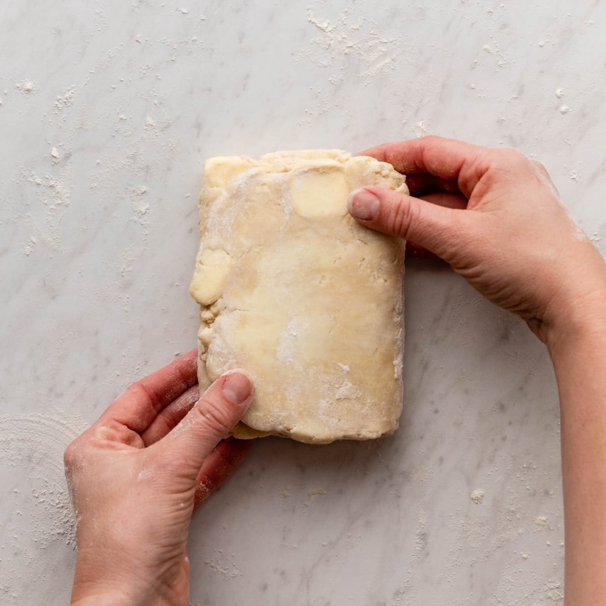 Rough Puff step by step process shot