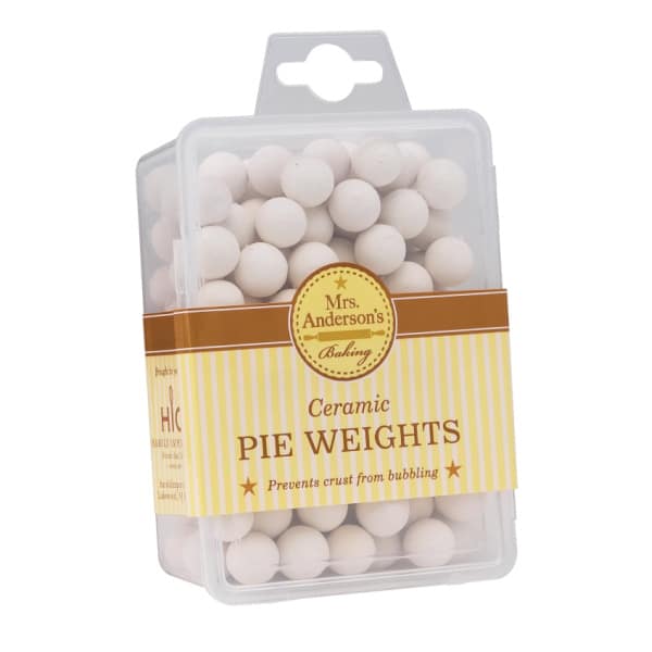 box of ceramic pie weights